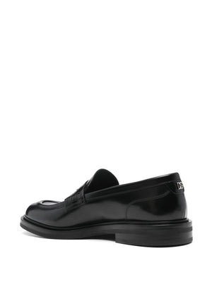 DOLCE & GABBANA Brushed Leather Loafers for Men