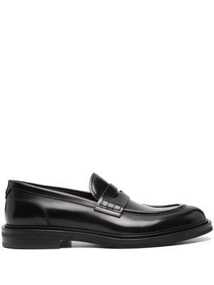 DOLCE & GABBANA Elegant Black Leather Loafers