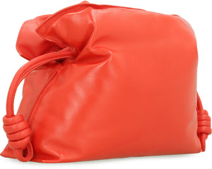 LOEWE Red Embossed Puffer Leather Clutch for Women