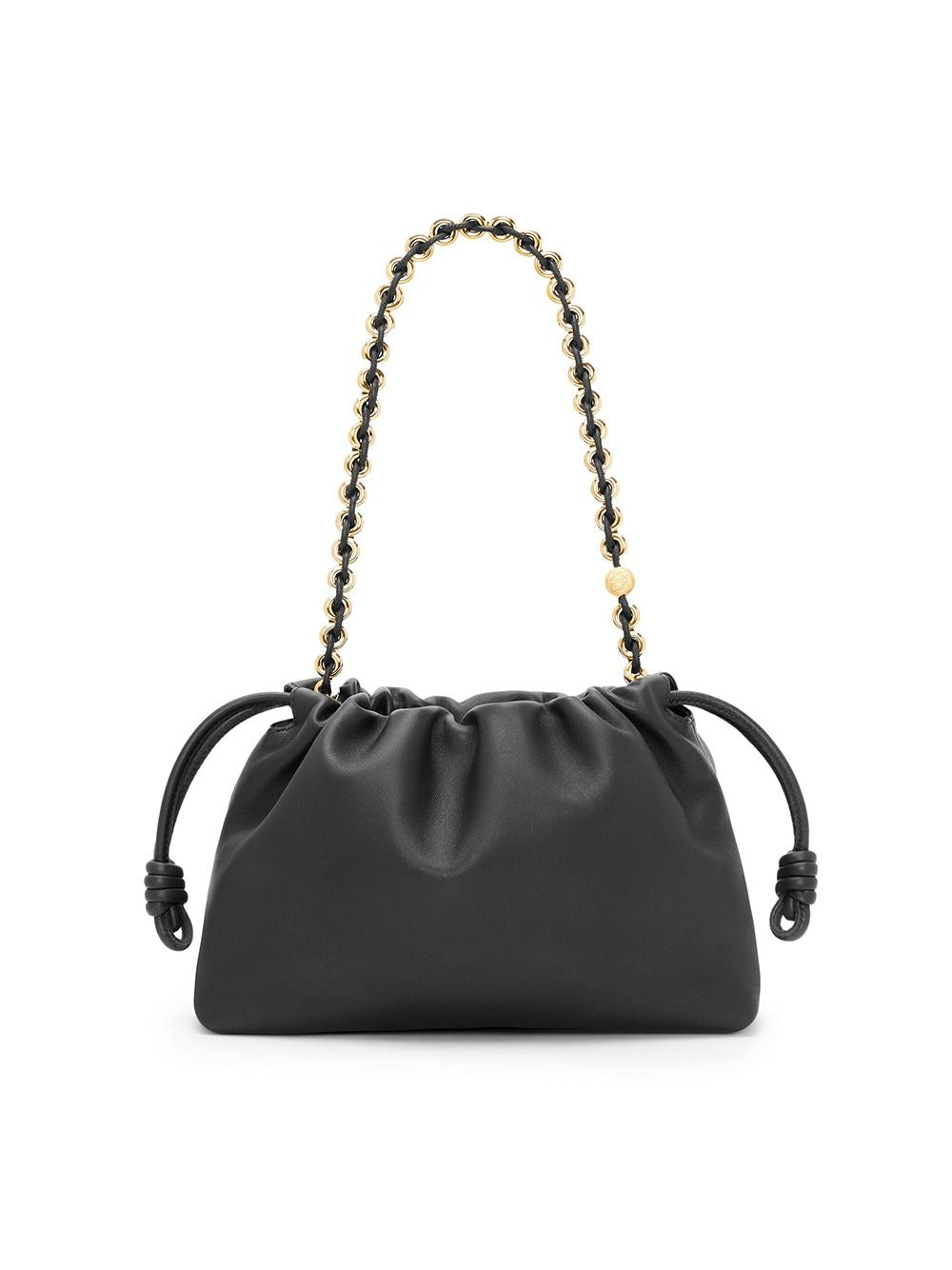 Black Leather Crossbody Bag for Women