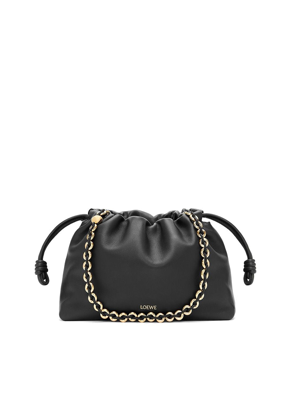 Black Leather Crossbody Bag for Women