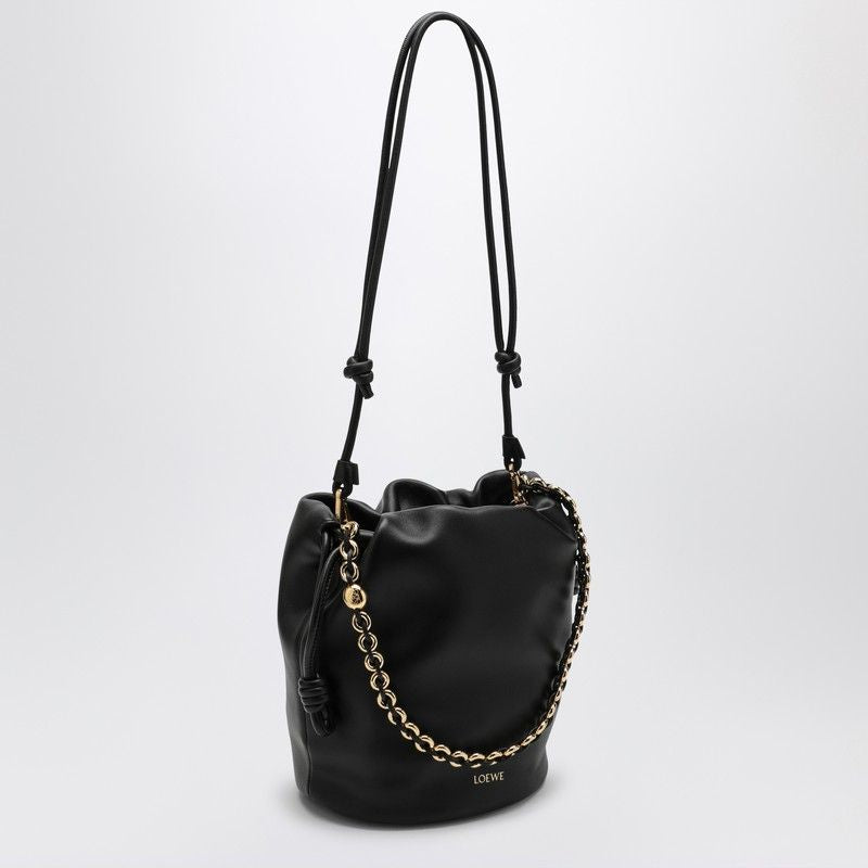 LOEWE Flamenco Mini Bucket Handbag in Luxurious Leather