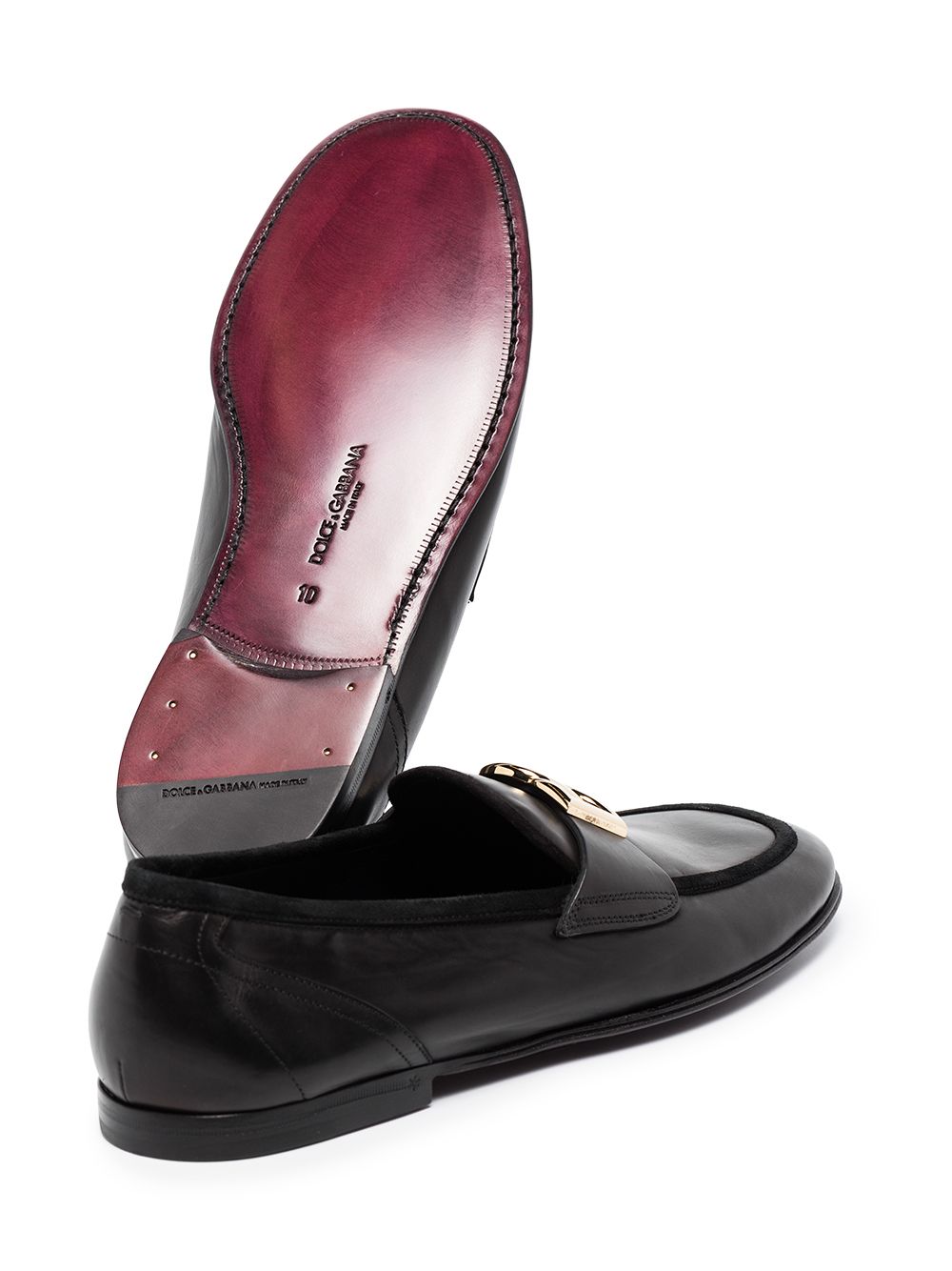 DOLCE & GABBANA Classic Leather Loafers for Men