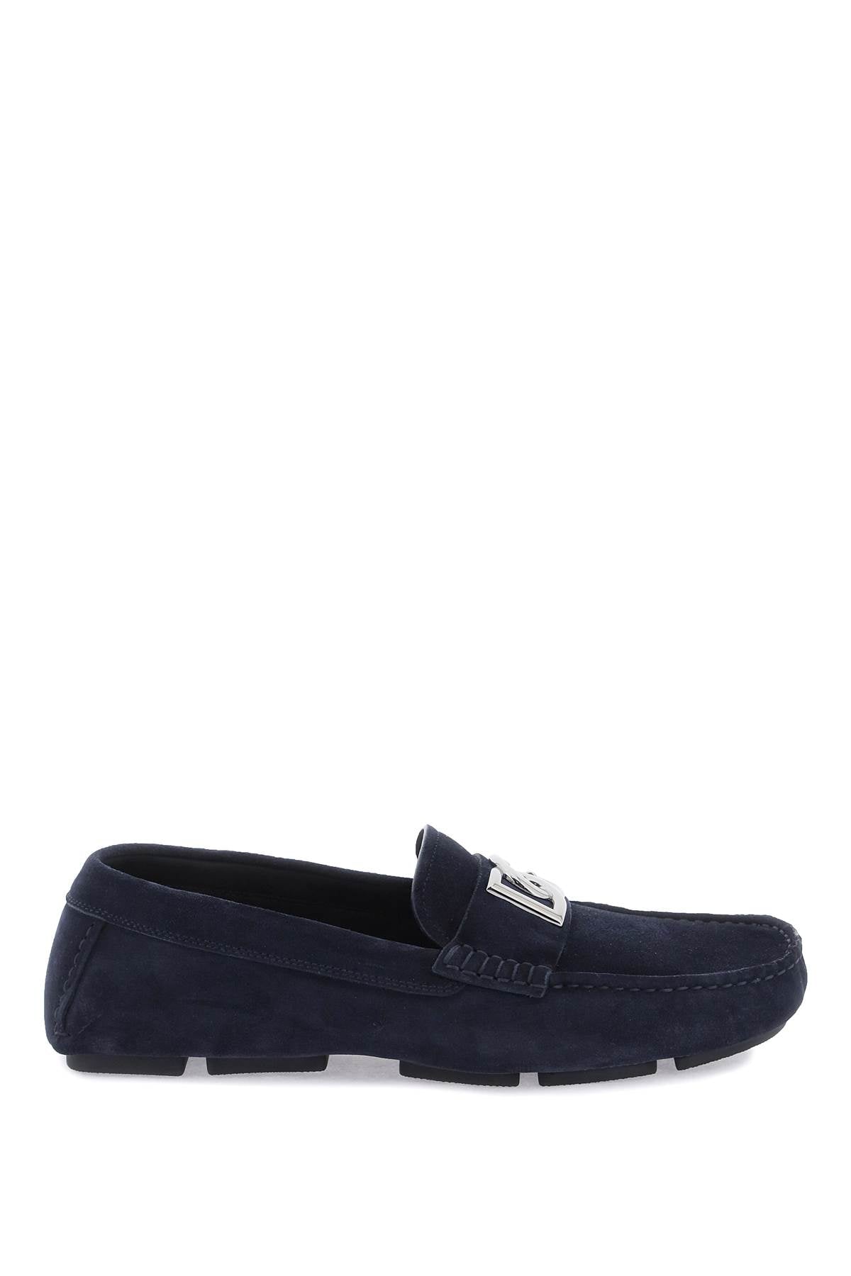 Men's Blue Suede Drivers for SS24