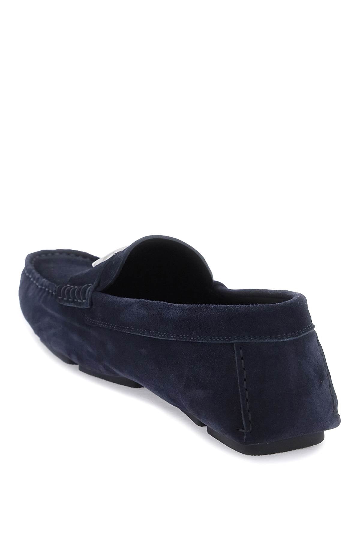 Men's Blue Suede Drivers for SS24