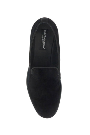 DOLCE & GABBANA Luxurious Velvet Loafers for Men