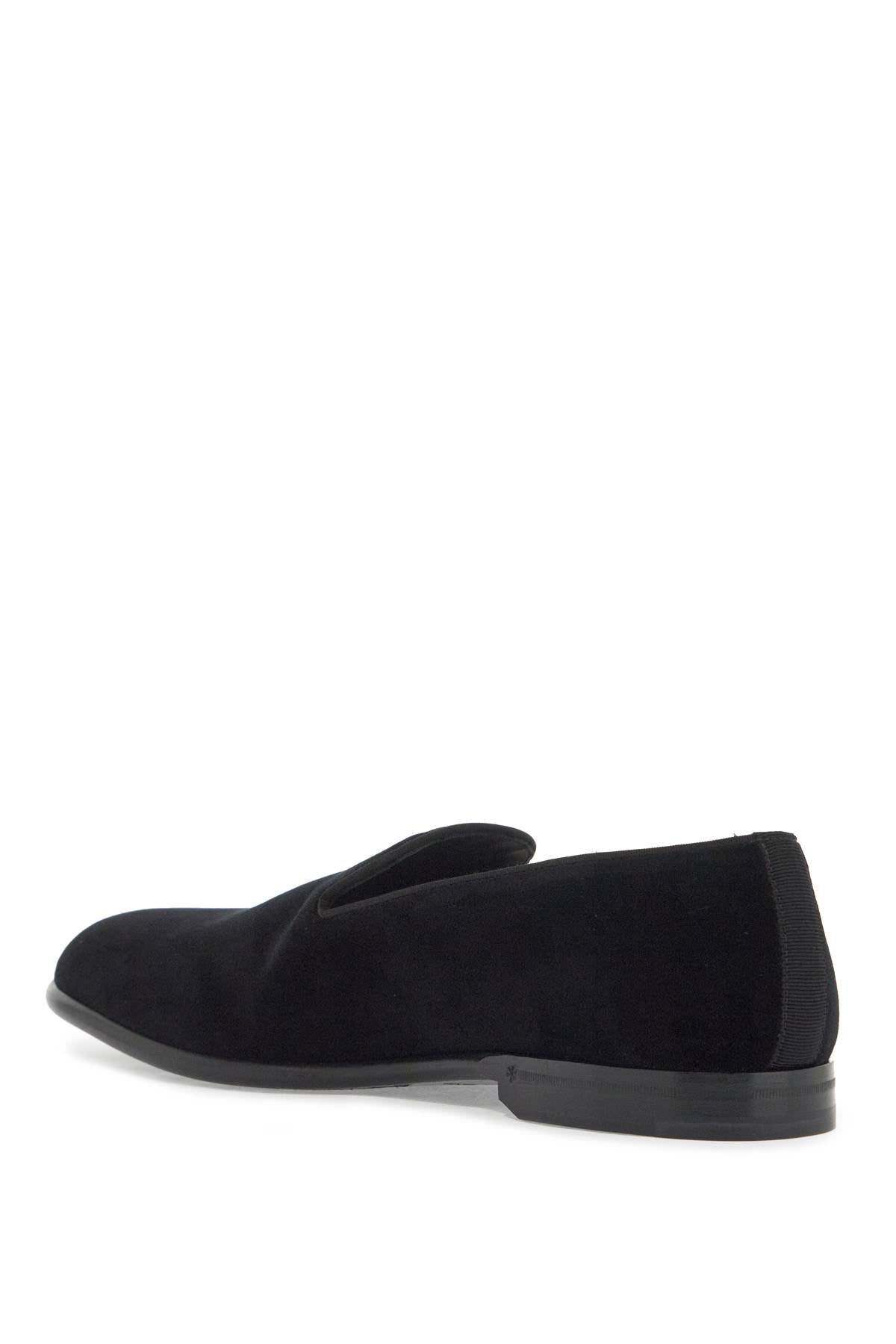 DOLCE & GABBANA Luxurious Velvet Loafers for Men