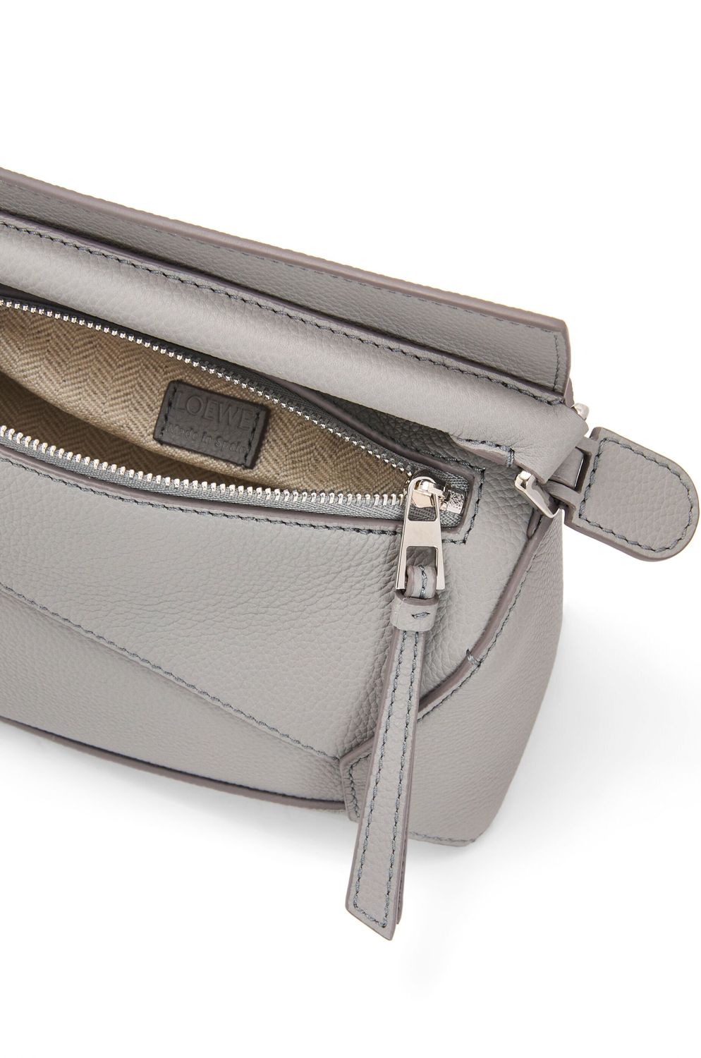 LOEWE Mini Puzzle Edge Leather Handbag