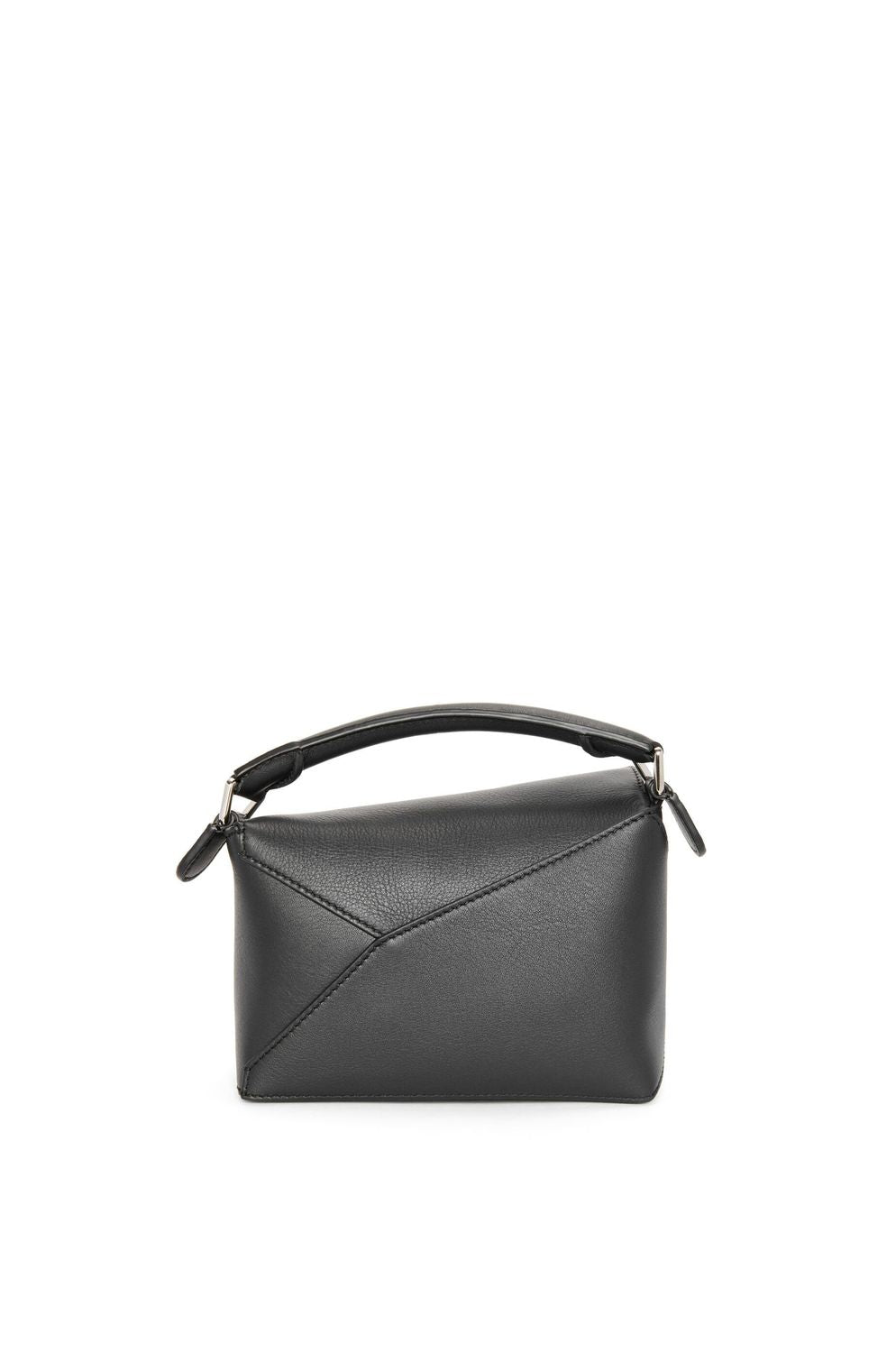 LOEWE Mini Puzzle Calfskin Handbag in Brown for Women