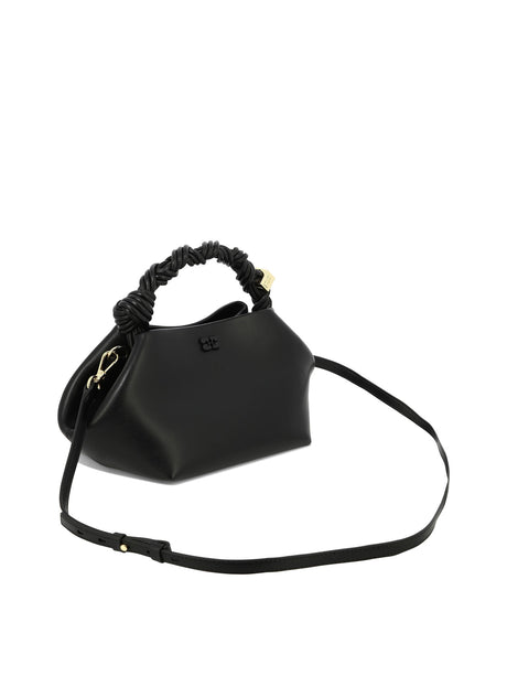 GANNI Stylish Black Top-Handle Handbag for Women - FW23 Collection