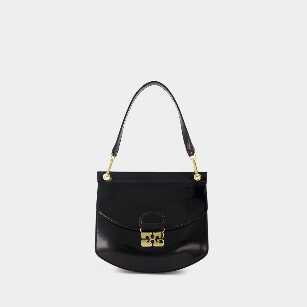 GANNI Eco-Chic Mini Black Pouch