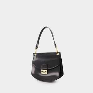 GANNI Eco-Chic Mini Black Pouch