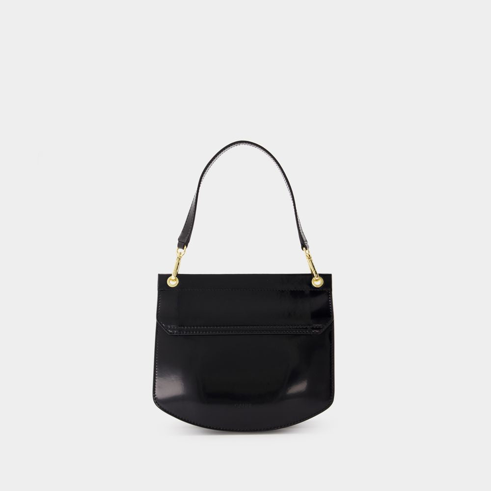 GANNI Eco-Chic Mini Black Pouch