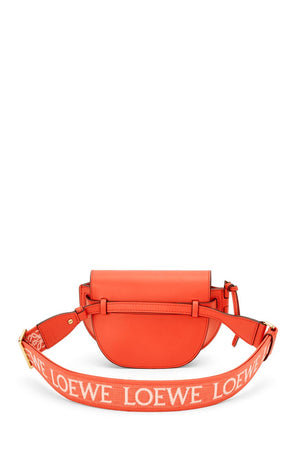LOEWE Women's Mini Dual-Function Orange Leather Crossbody Bag for Fall/Winter 2024
