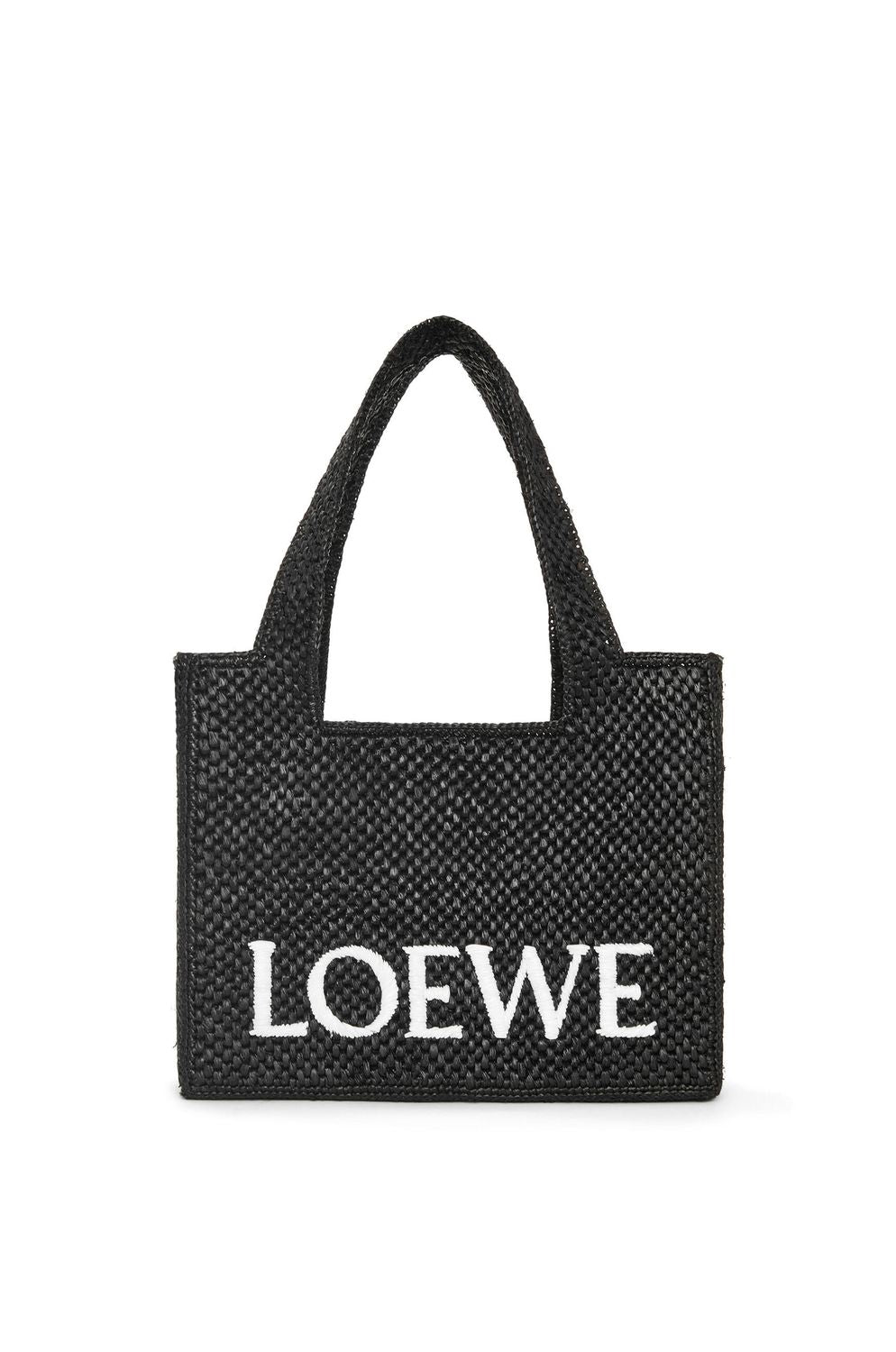 LOEWE Medium Black Tote Handbag for Women SS24