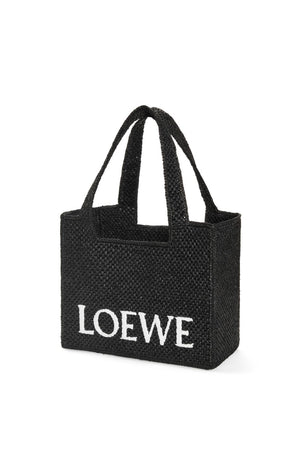 LOEWE Medium Black Tote Handbag for Women SS24