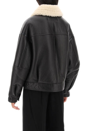 ACNE STUDIOS Luxurious Oversized Shearling Aviator Jacket