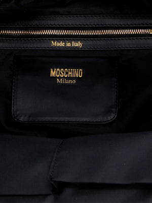 LOVE MOSCHINO Quilted Hooded Backpack - 45x34x20 cm