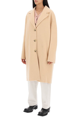 ACNE STUDIOS Stylish Brushed-Wool Jacket for Women in Beige - FW23 Collection