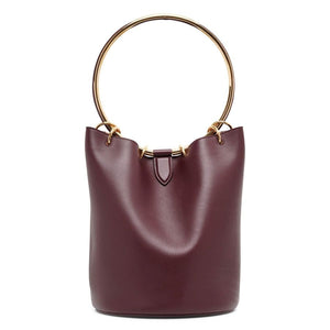 ALAIA LEATHER BUCKET Handbag