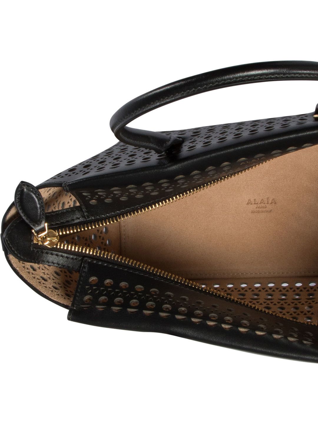 ALAIA New Mina 20 Mini Calf Leather Shoulder Bag