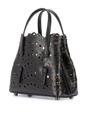 Elegant Black Leather Handbag for Women - SS24 Collection