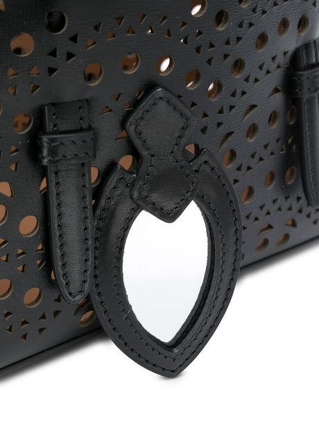 ALAIA Elegant Mini Perforated Leather Handbag