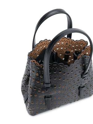 ALAIA Elegant Mini Perforated Leather Handbag