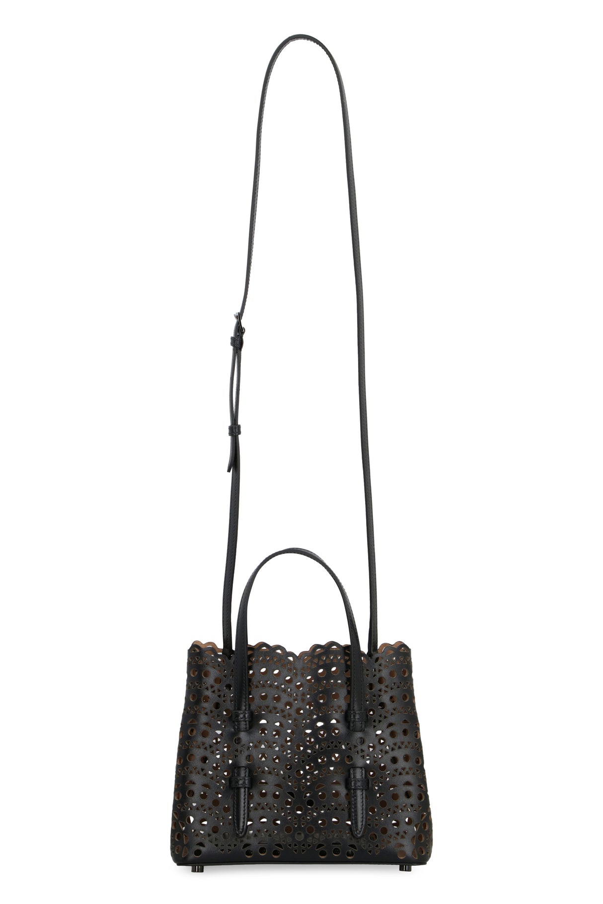 ALAIA Wave Calfskin Mini Handbag