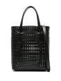 ALAIA Mini Leather Bucket Handbag