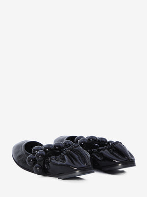 ALAIA PATENT SPHERE BALLETS