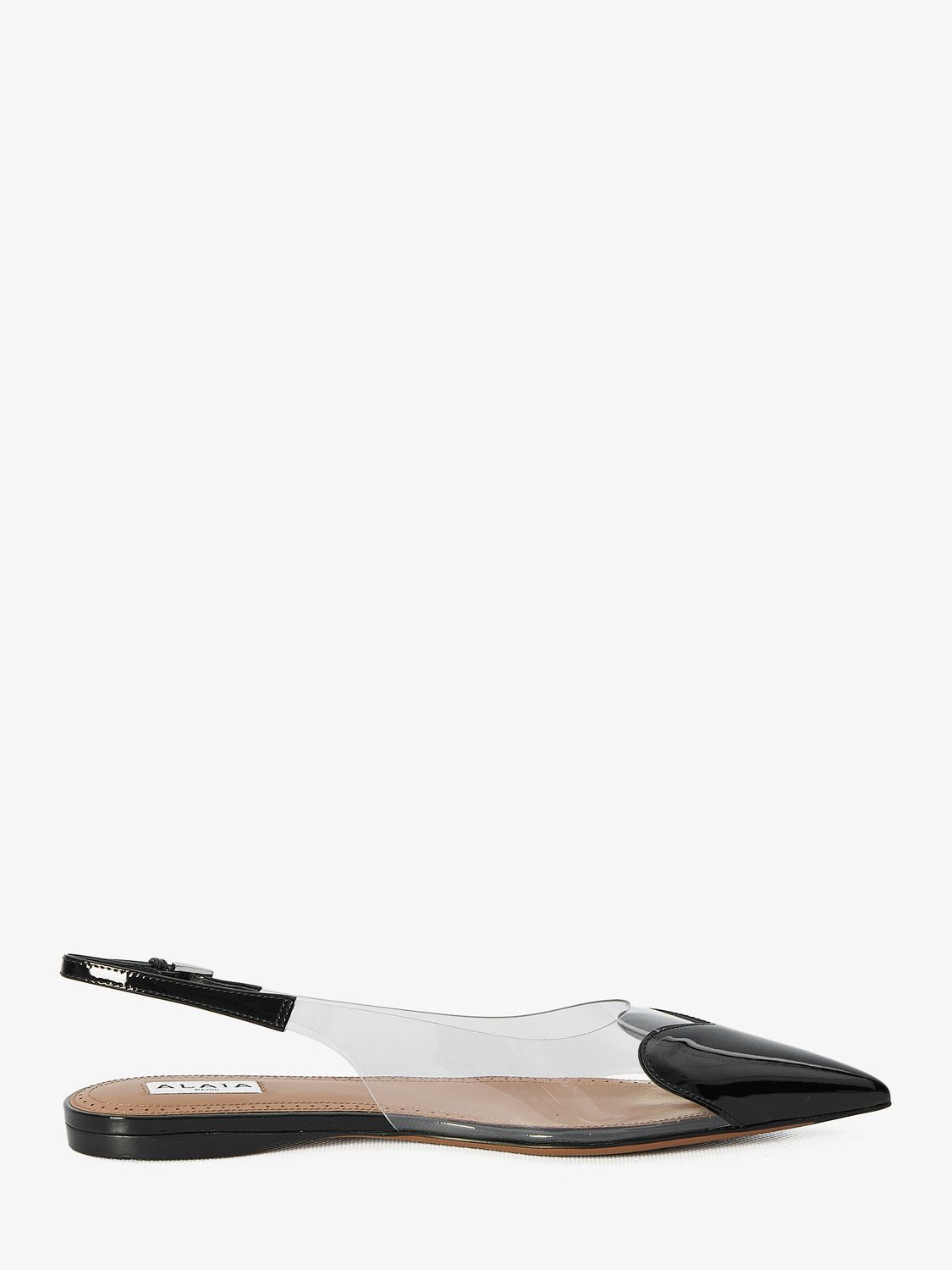 ALAIA Heart Whisper Slingback Flats