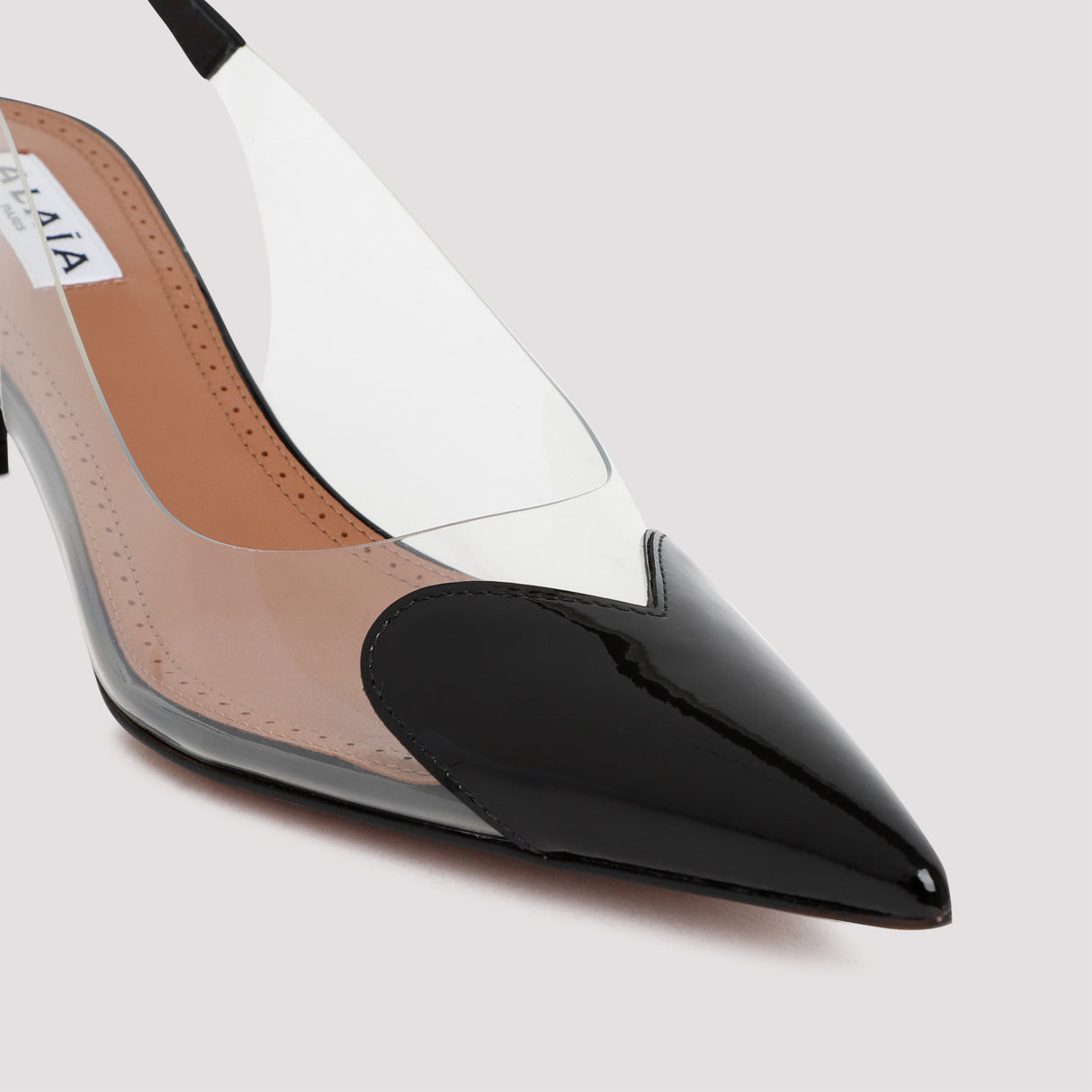 ALAIA Elegant Black Leather Slingback Pumps for Women