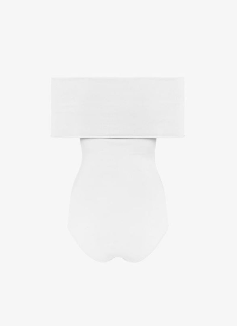ALAIA Off-Shoulder White Body for Women (SS24)