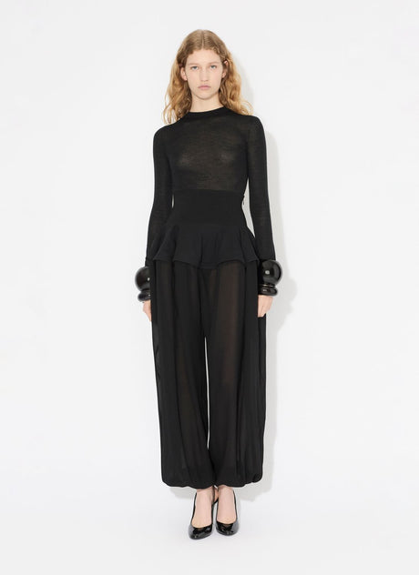 ALAIA Elegant Cashmere Bodysuit for Women - SS25