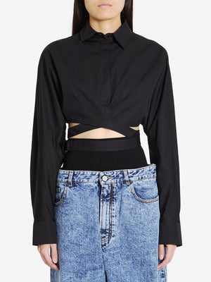 ALAIA CROSSED SHIRT