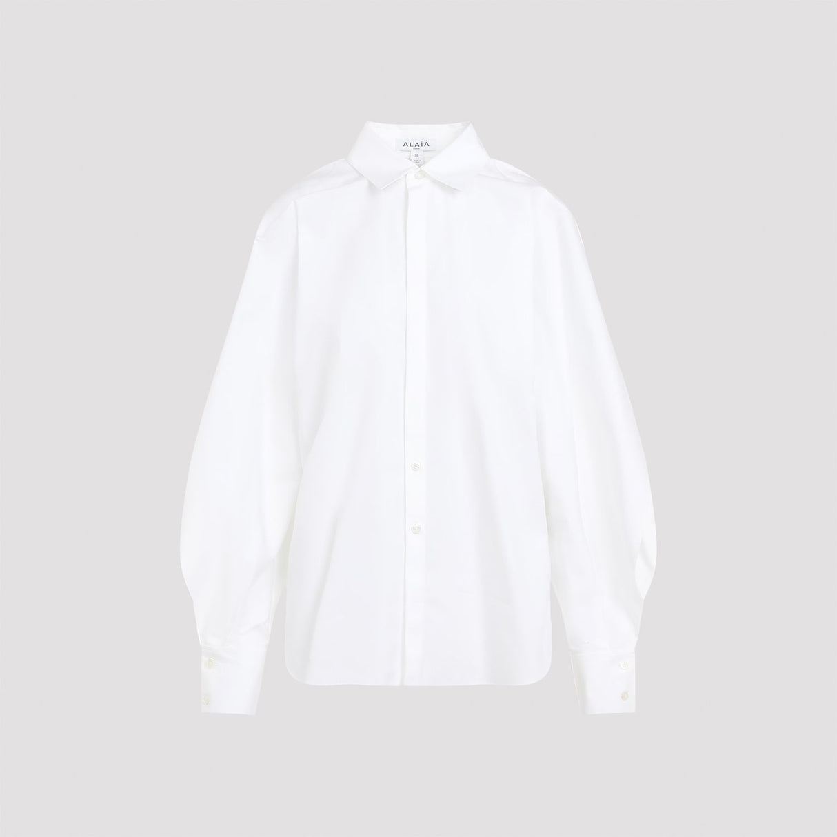 ALAIA Elegant Cotton Round Shirt