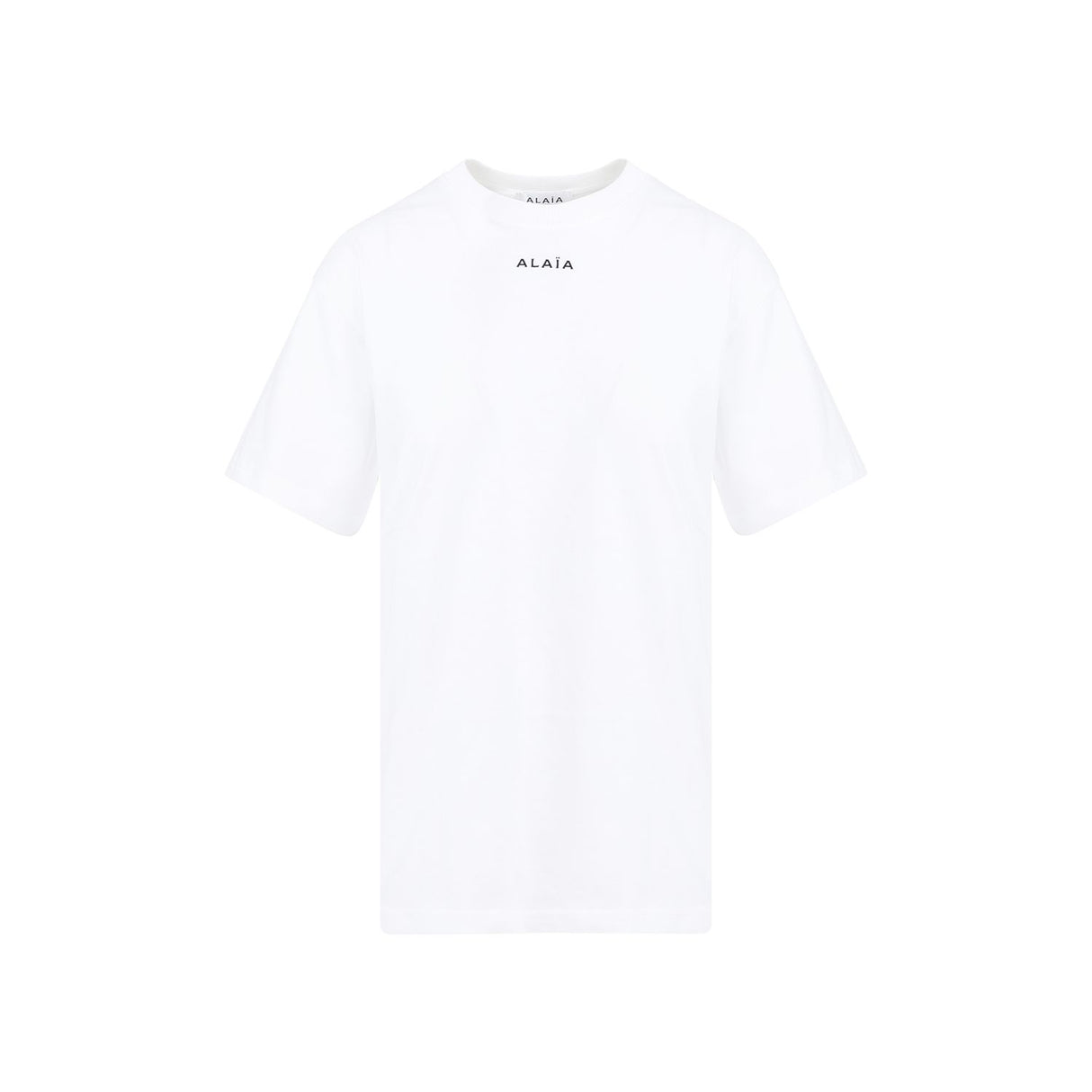 ALAIA White Oversized Logo T-Shirt for Women - SS24 Collection