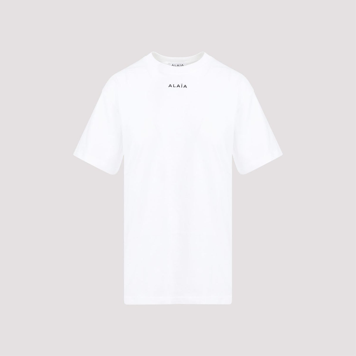 白色超大号标志T恤-2024春夏