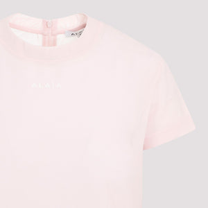 ALAIA Chic Pink & Purple Stretch T-Shirt