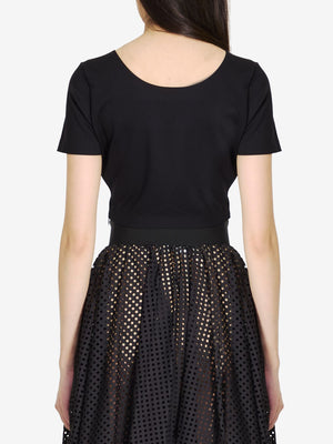 ALAIA Sculpted Elegance Crop Top