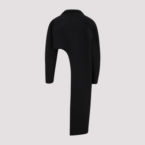 ALAIA Sleek and Chic Black Half Jacket for Women