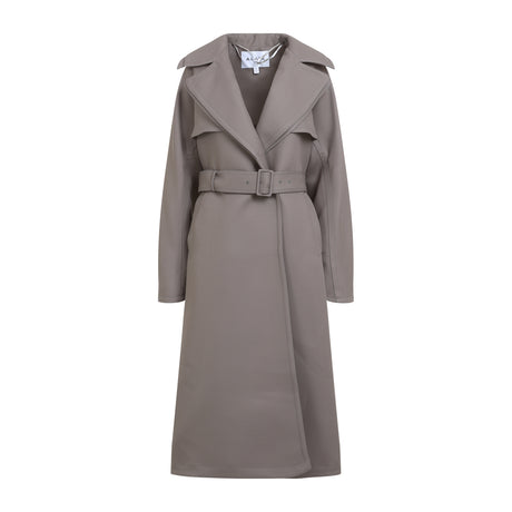 ALAIA Double Diagonal Trench Coat