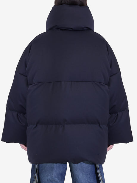 ALAIA Oversized Puffer Jacket with High Collar