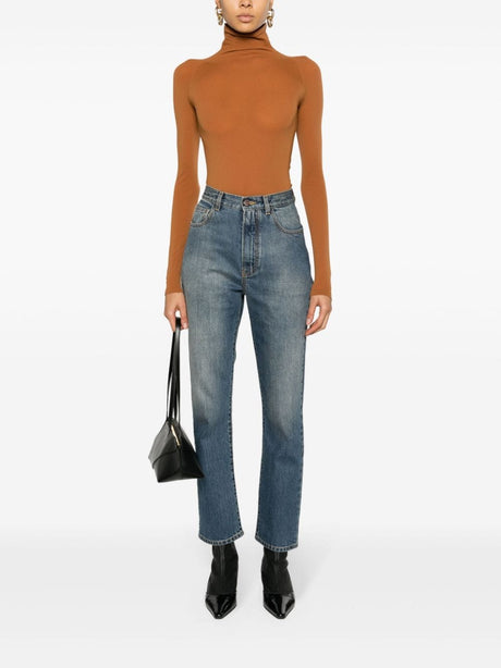 ALAIA Bleu Vintage Denim Pants for Women