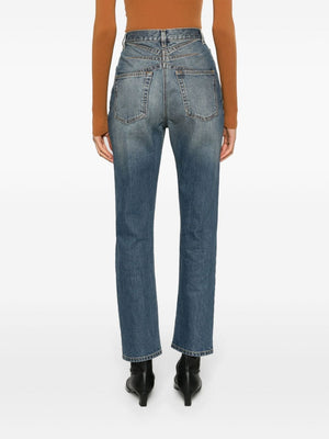 ALAIA Bleu Vintage Denim Pants for Women