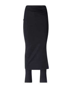 ALAIA Draped Pants Skirt for Women - FW24