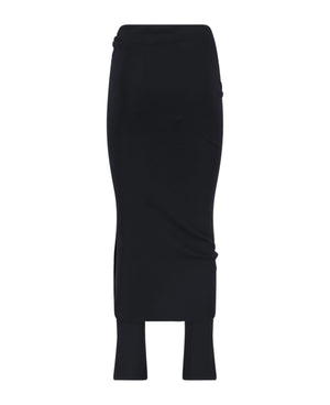 ALAIA Draped Pants Skirt for Women - FW24