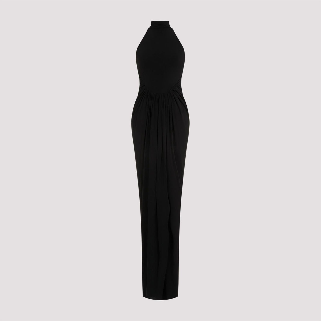 ALAIA Elegant Draped Long Dress