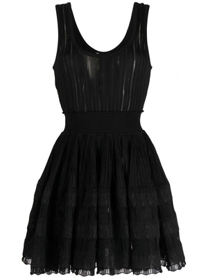 Black Shiny Crinoline Dress